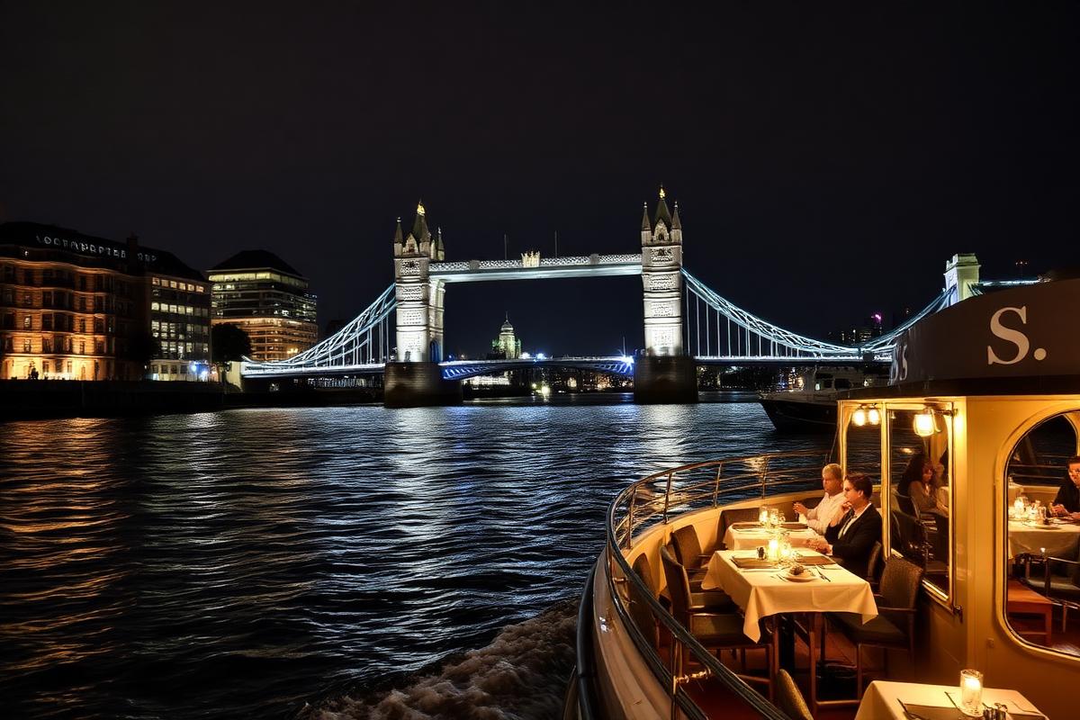 Dinner on the Thames